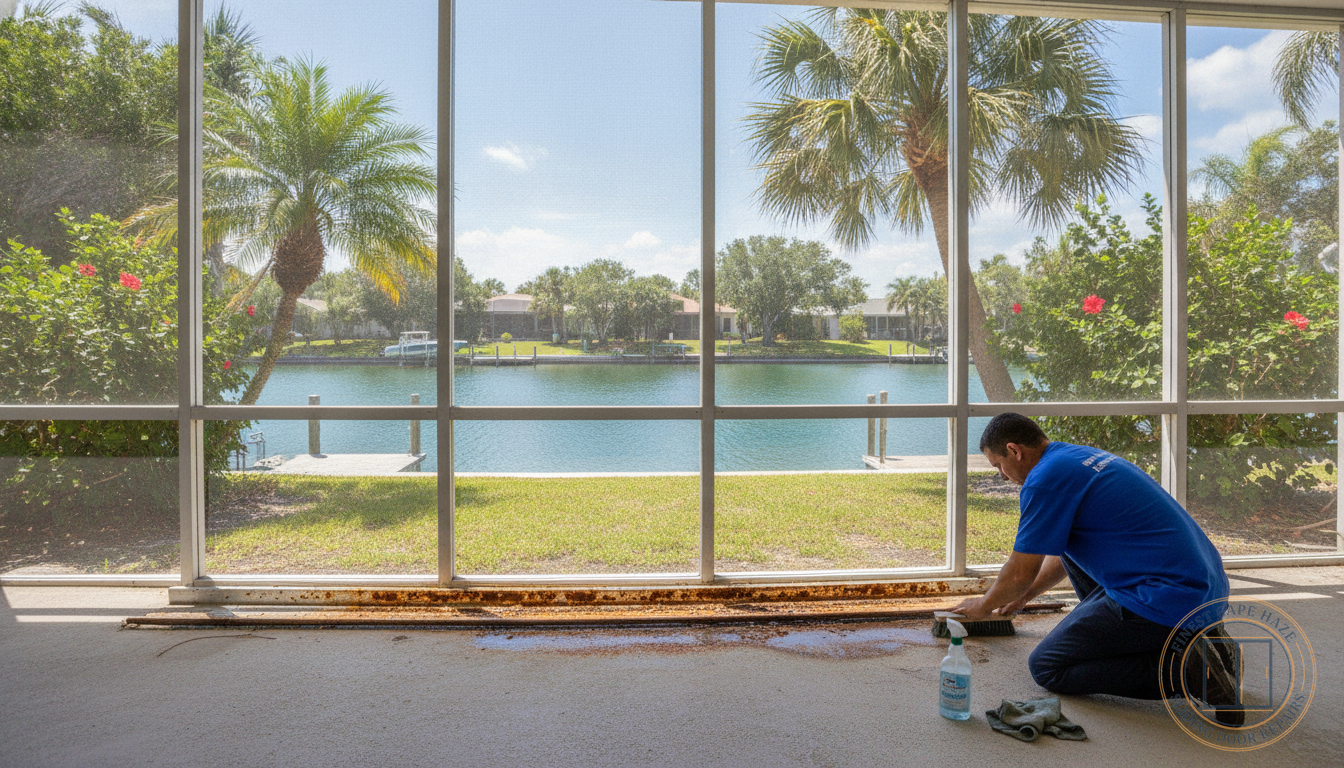 Why Salt Air Destroys Sliding Door Tracks in Cape Haze — And What to Do About It
